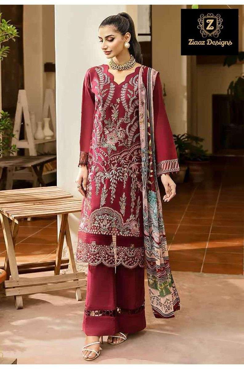 ZIAAZ DESIGNS 856 BRANDED HEAVY PAKISTANI CLOTHES FESTIVAL C...