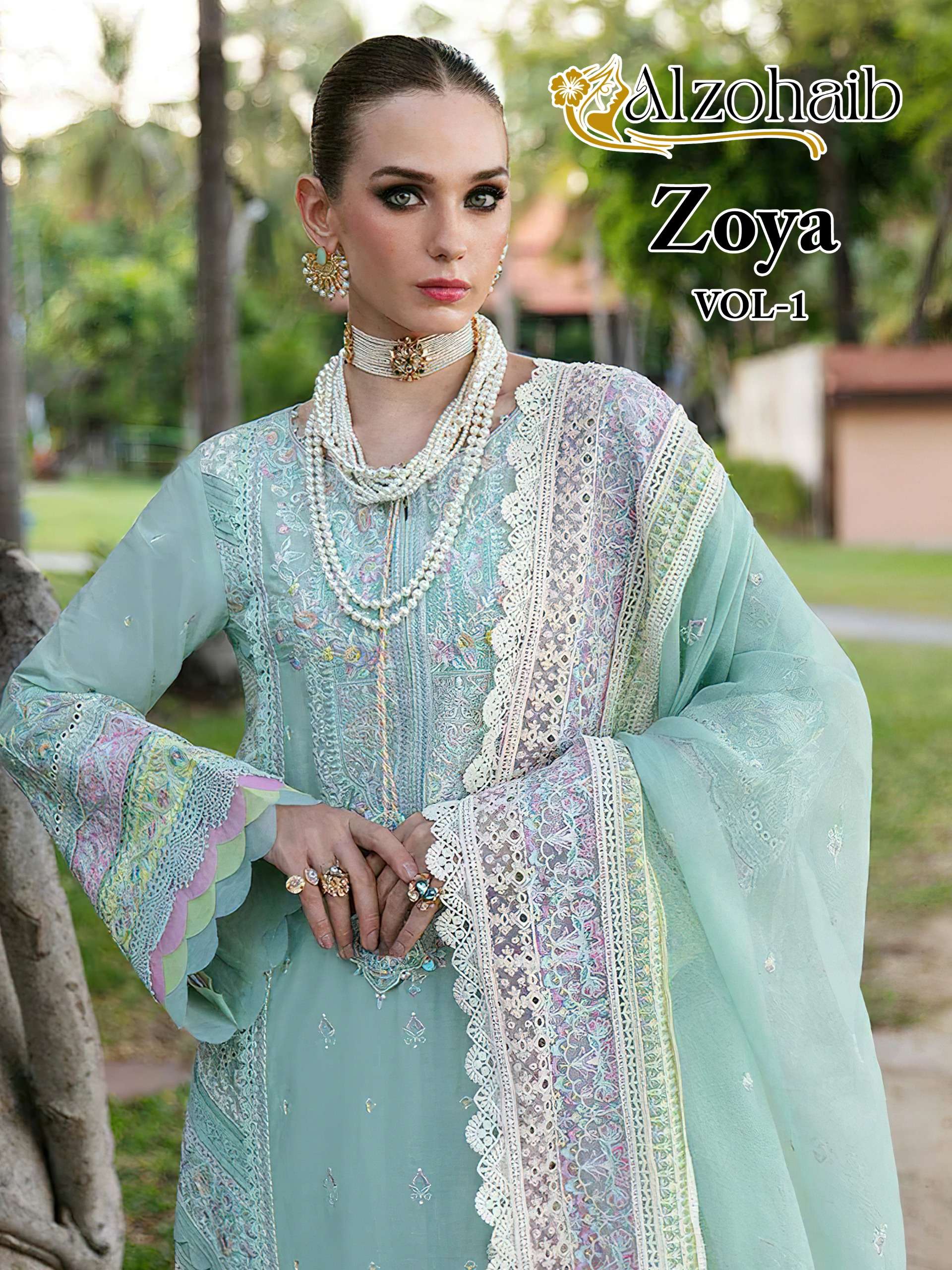 AL ZOHAIB ZOYA VOL 1 A1238 TOP PAKISTANI DESIGN SUIT WEDDING...