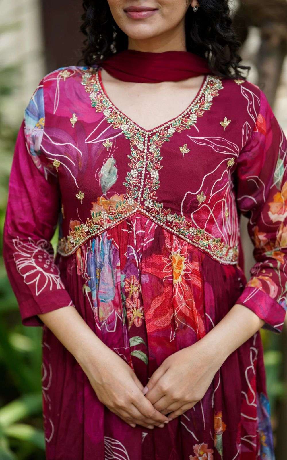 ALIA CUT KURTIS DUPATTA SUIT FOR FESTIVAL CLOTH SUPPLIER SHO...