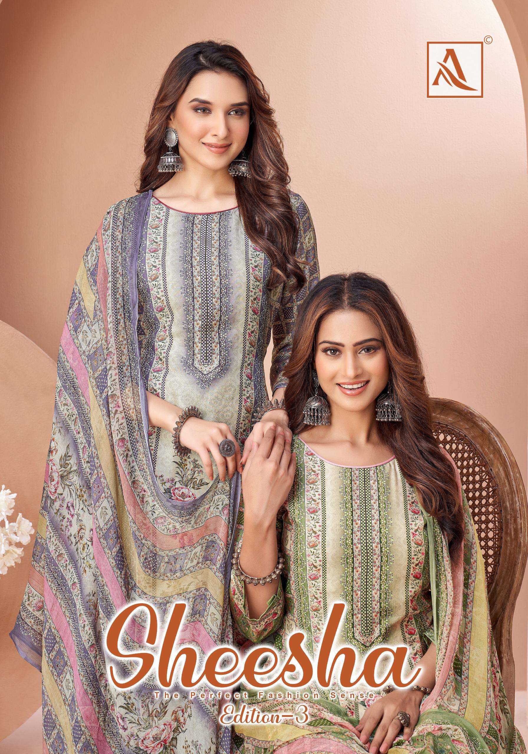 Alok Suits Sheesha Vol 3 Designer Digital Print Dress Materi...