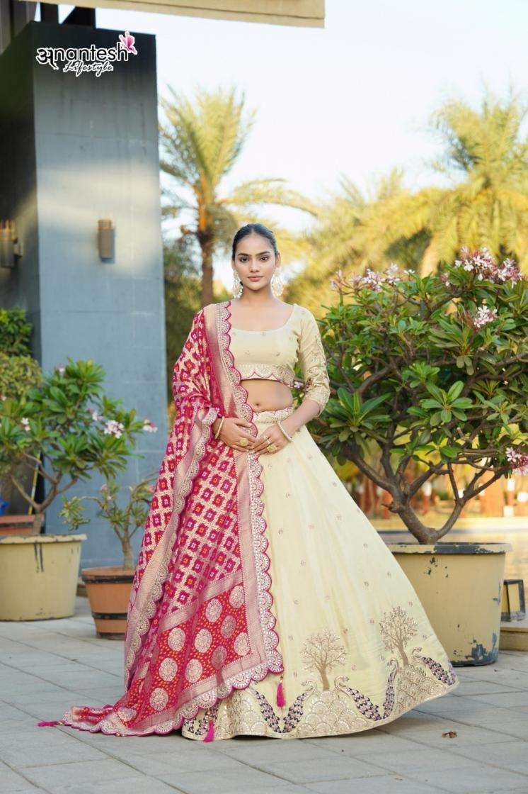 ANANTESH LIFESTYLE 5042 VISCOSE SILK HEAVY WEDDING SPECIAL L...