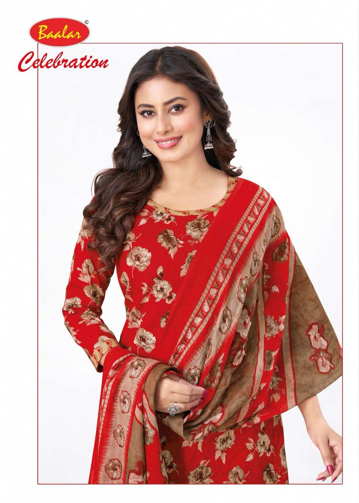 BAALAR CELEBRATION VOL 6 GARMI COTTON LADIES SALWAR KAMEEZ A...