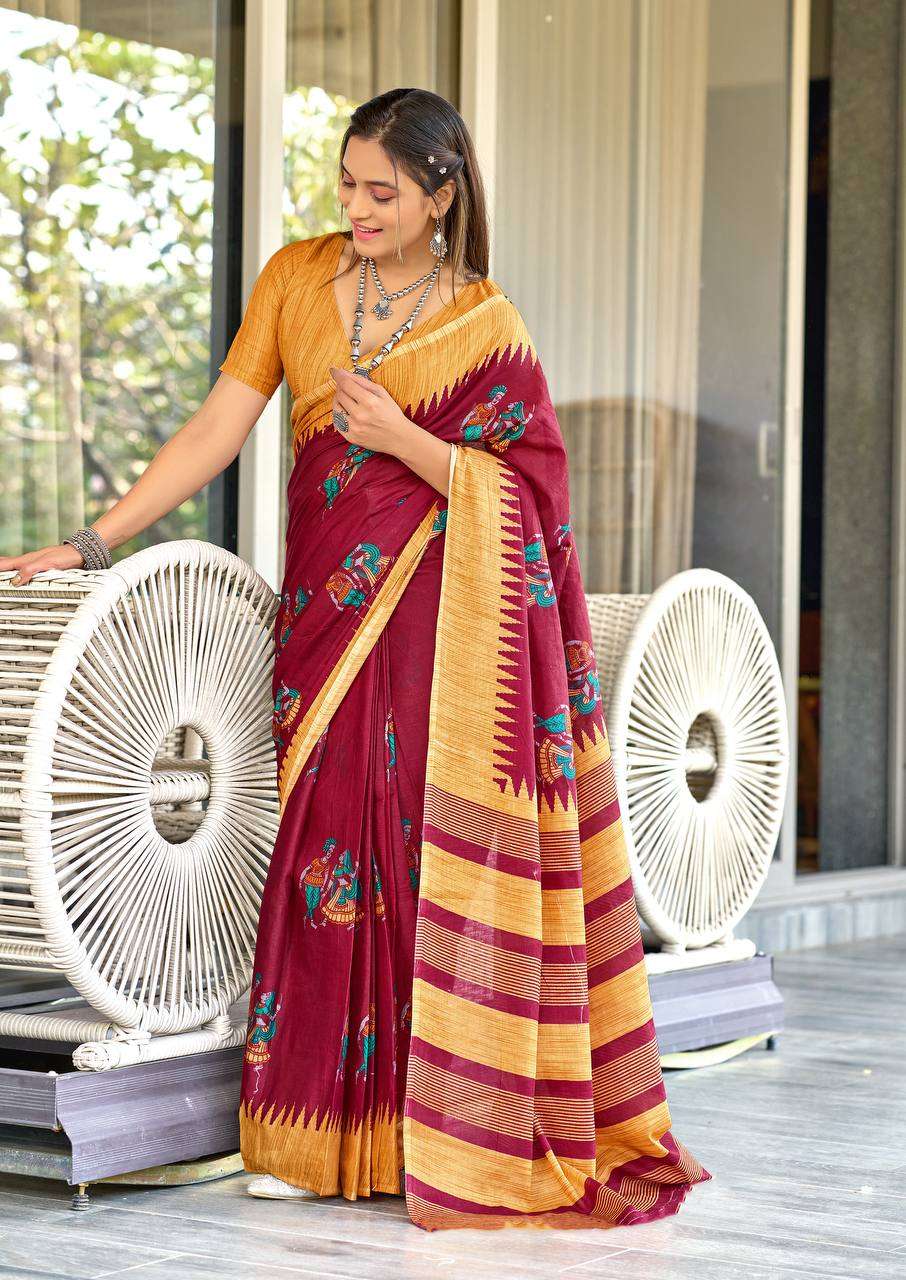 BEST QUALITY KALMKARI COTTON SAREE COLLECTION ONLINE RAANI R...