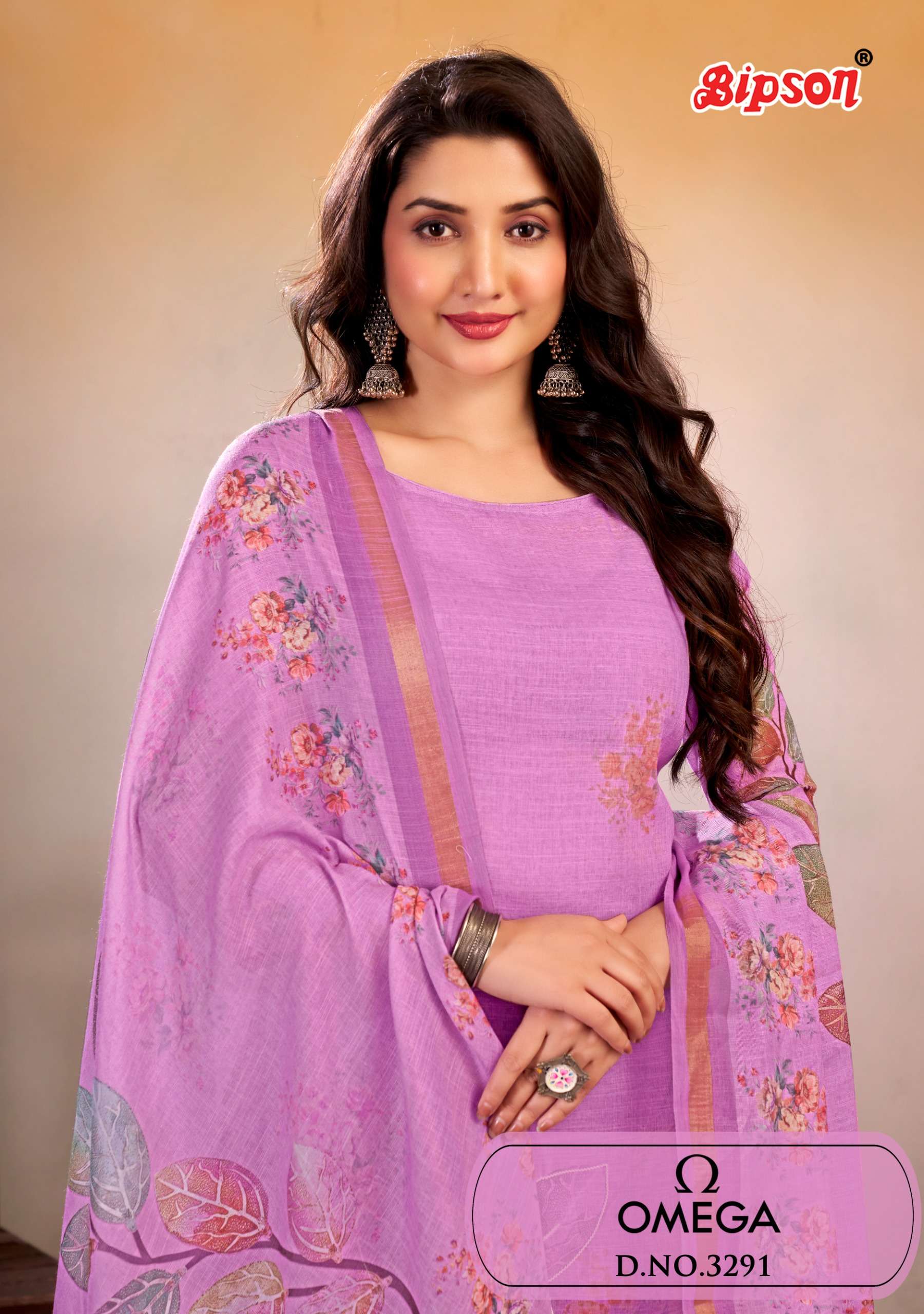 BIPSON PRINTS OMEGA 3291 FUNCTION CLOTH DIGITAL PRINT SALWAR...