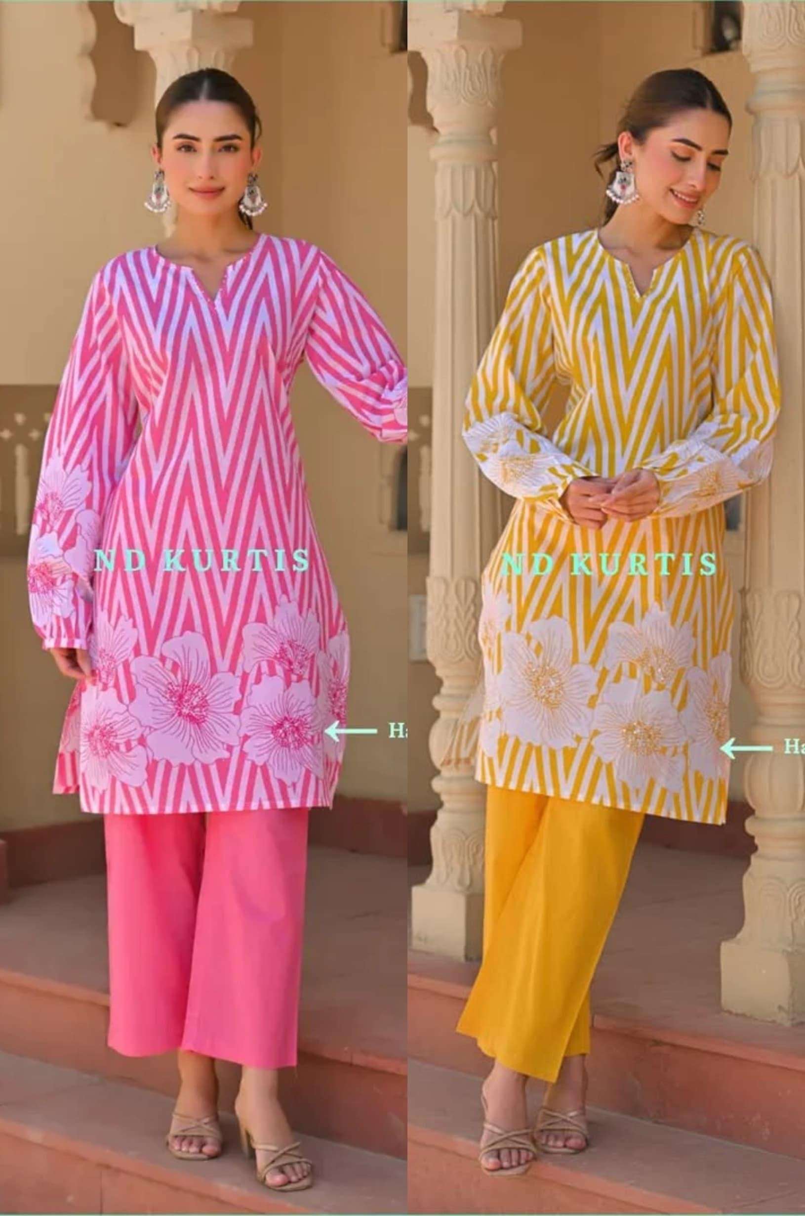 BRANDED JAIPURI PRINT COTTON CORD SET FOR WOMEN WHOLESALE SK...