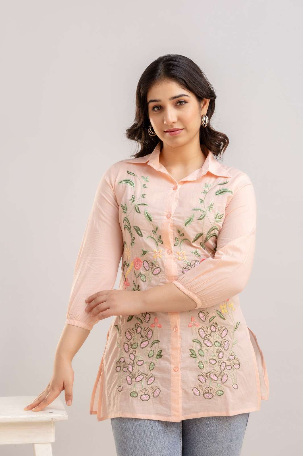COLLEGE & OFFICE WEAR GIRLS TUNIC SHORT TOP COLLECTION DEALE...