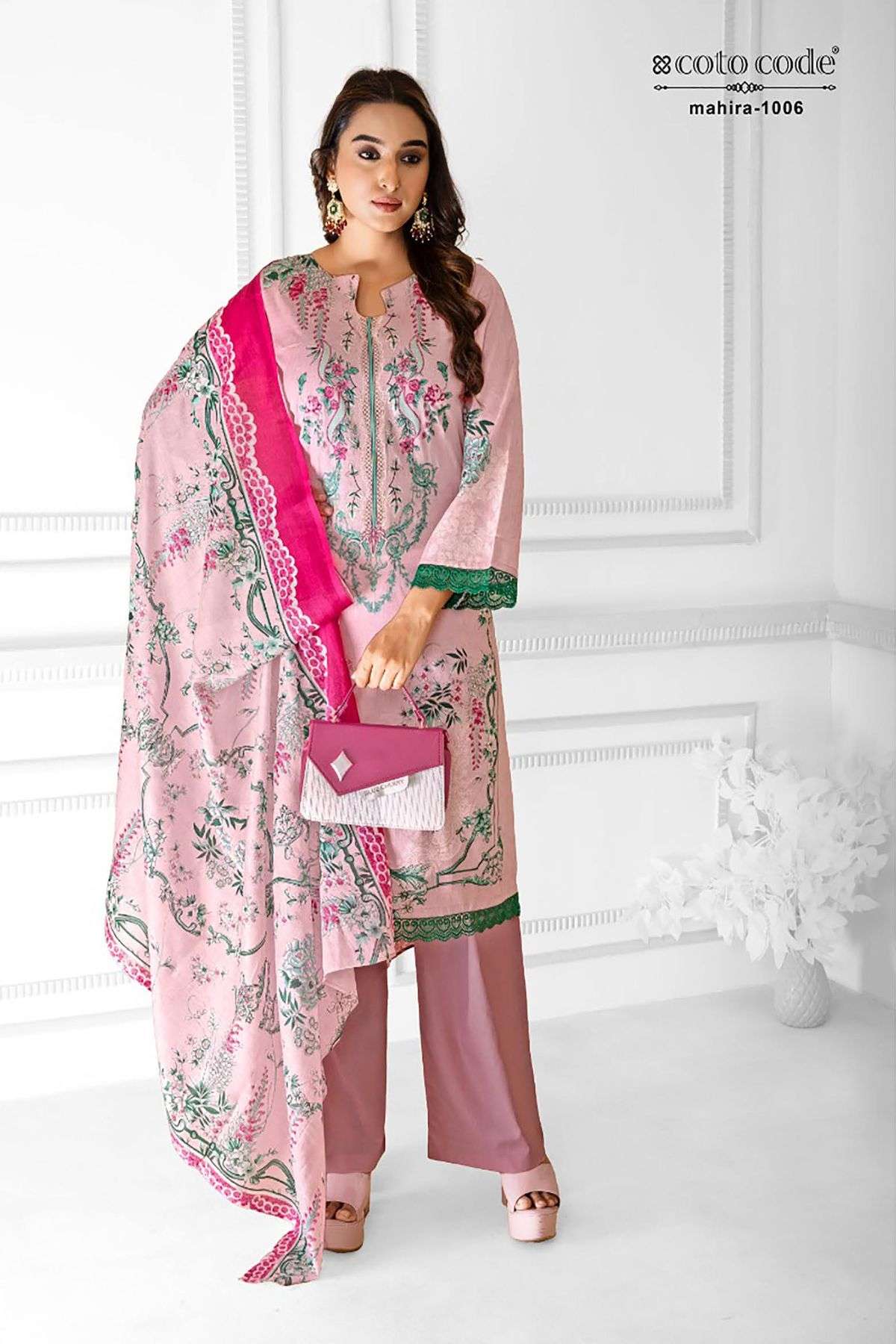 COTO CODE MAHIRA VOL 1 KARACHI PRINT LAWN COTTON SUIT WOMEN ...