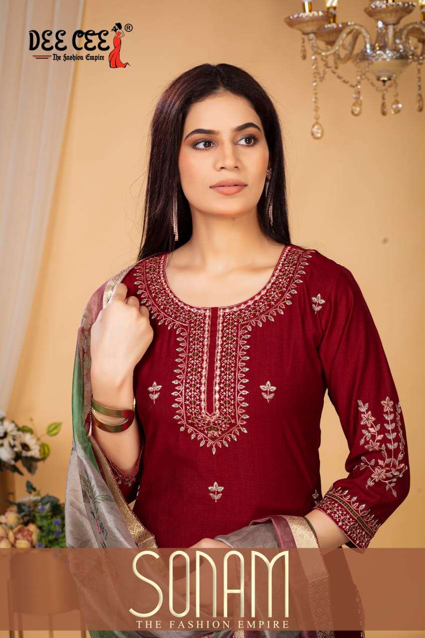 DEECEE SONAM FESTIVAL FUNCTION SILK SUIT FOR WOMEN DEALER ON...