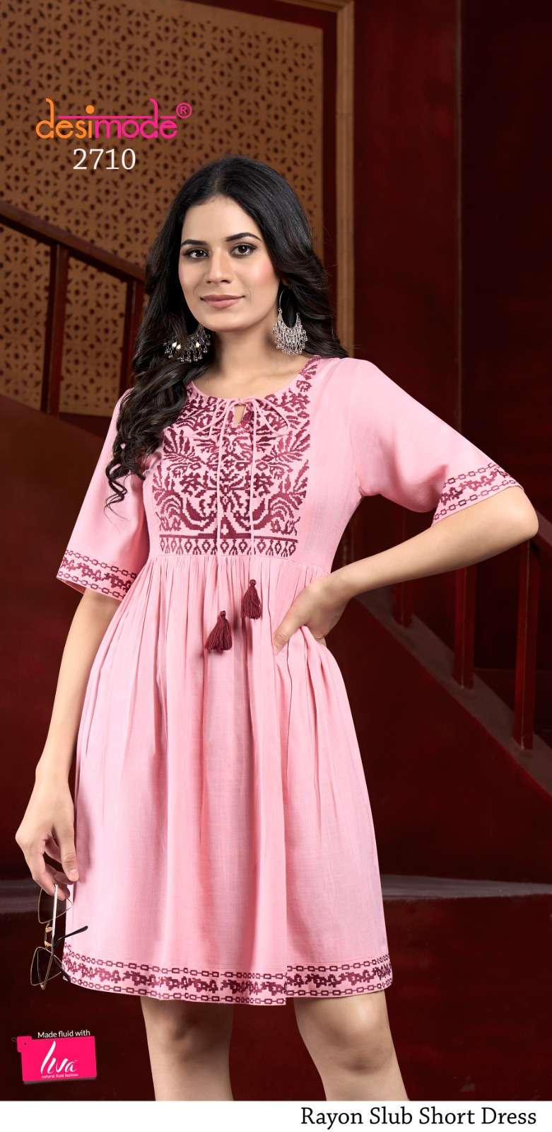 DESIMODE OFFICE WEAR STYLISH KURTI COLLECTION LOW PRICE ETHN...