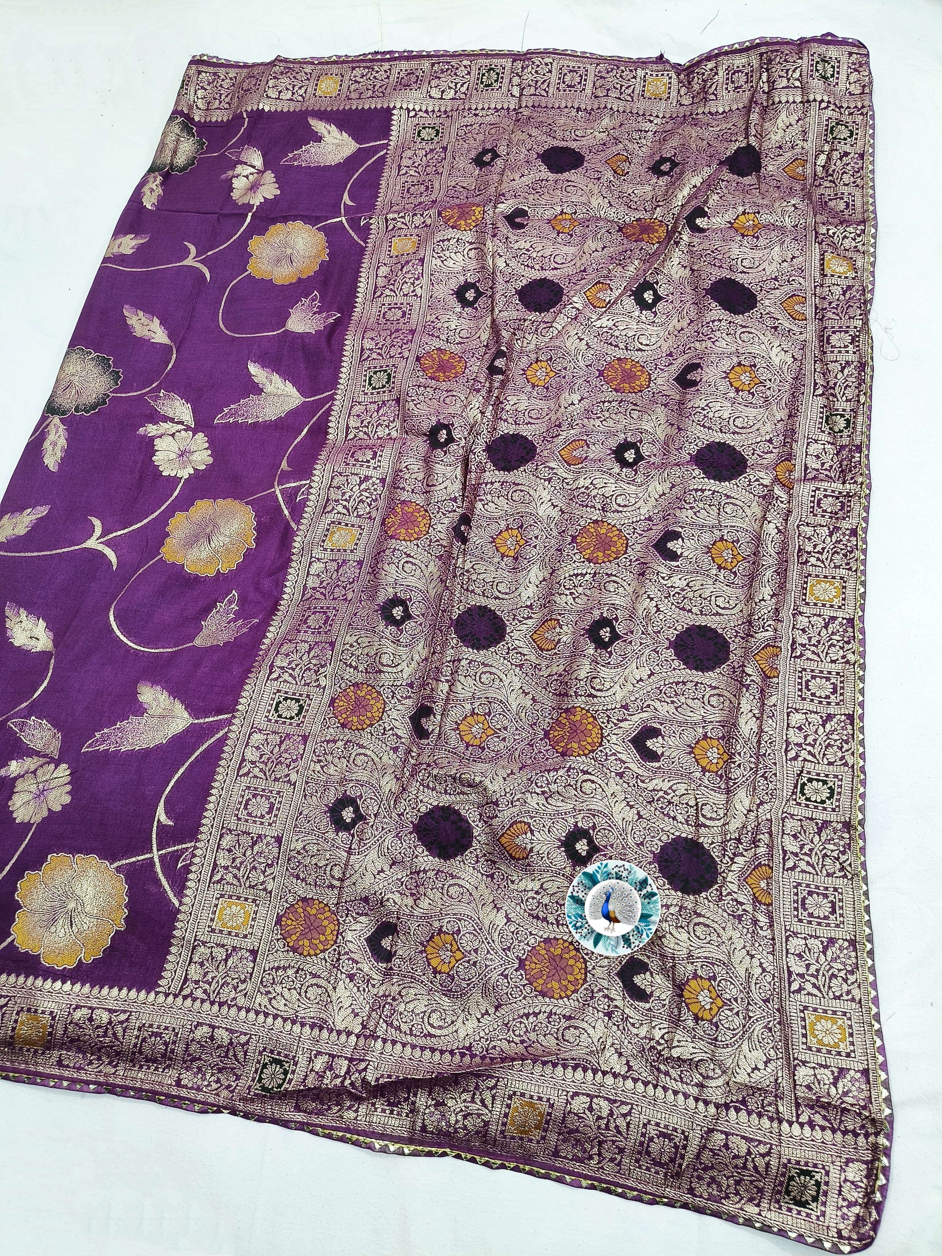 dola silk with weaving design fancy look saree collection be...