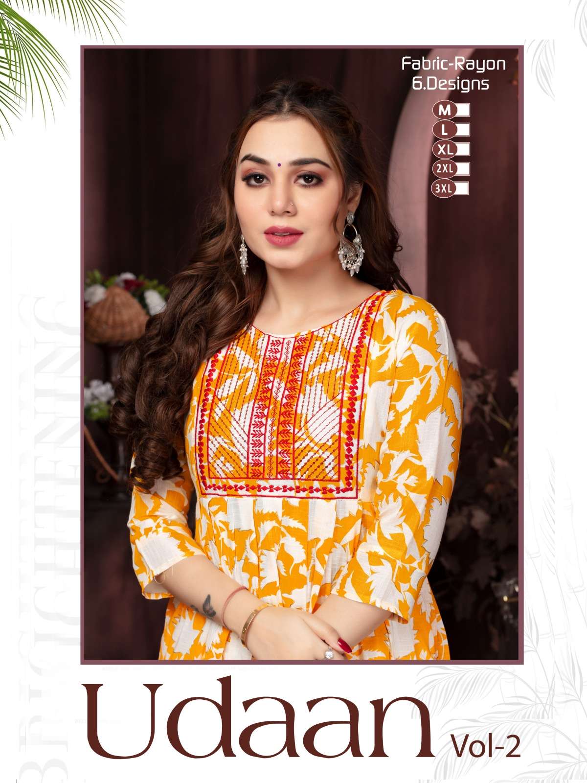 FASHION TALK UDAAN VOL 2 DASI STYLE LONG KURTI COLLECTION ST...