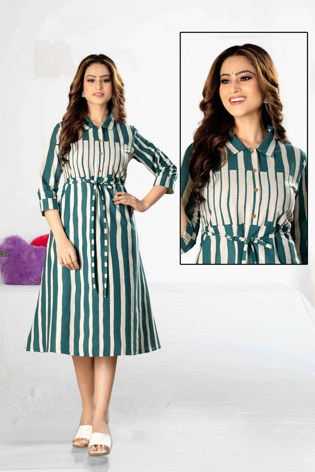 GAABAA 920 DESIGNER COTTON FLEX KURTI FOR WOMEN OFFICE WEAR ...