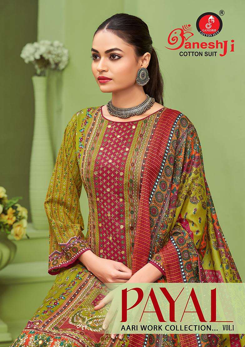 GANESHJI PAYAL VOL 1 INDIAN PAKISTANI DESIGN SALWAR SUIT EXP...
