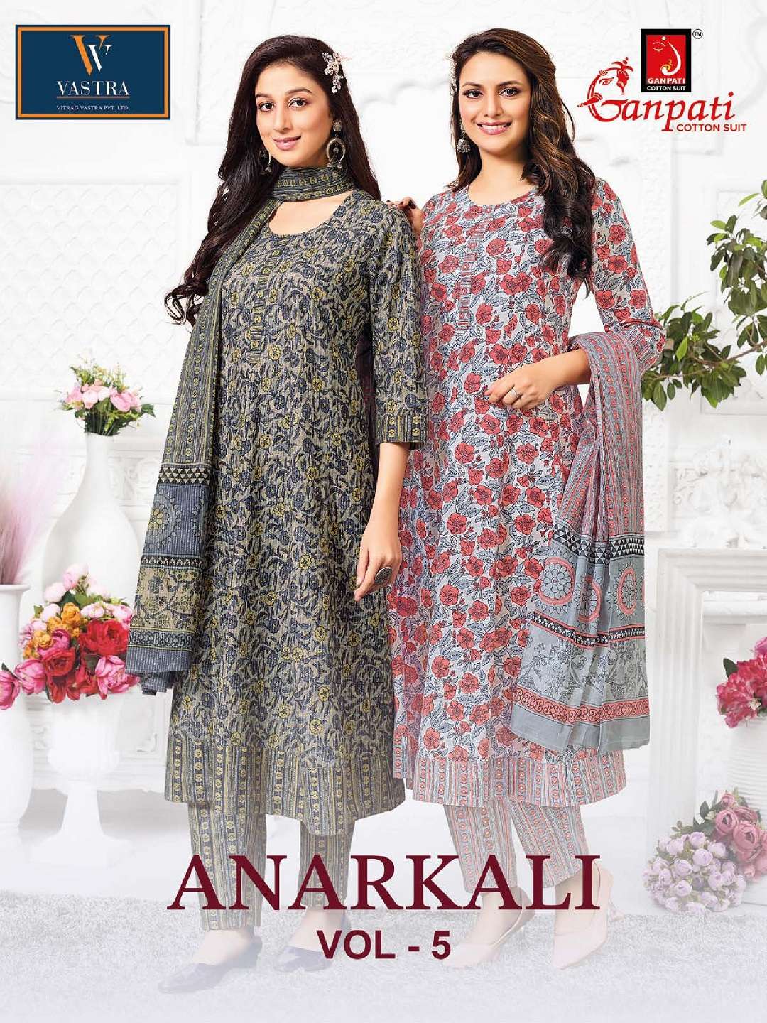 GANPATI ANARKALI VOL 5 ANARKALI STYLE KURTI SUIT PARTY WEAR ...