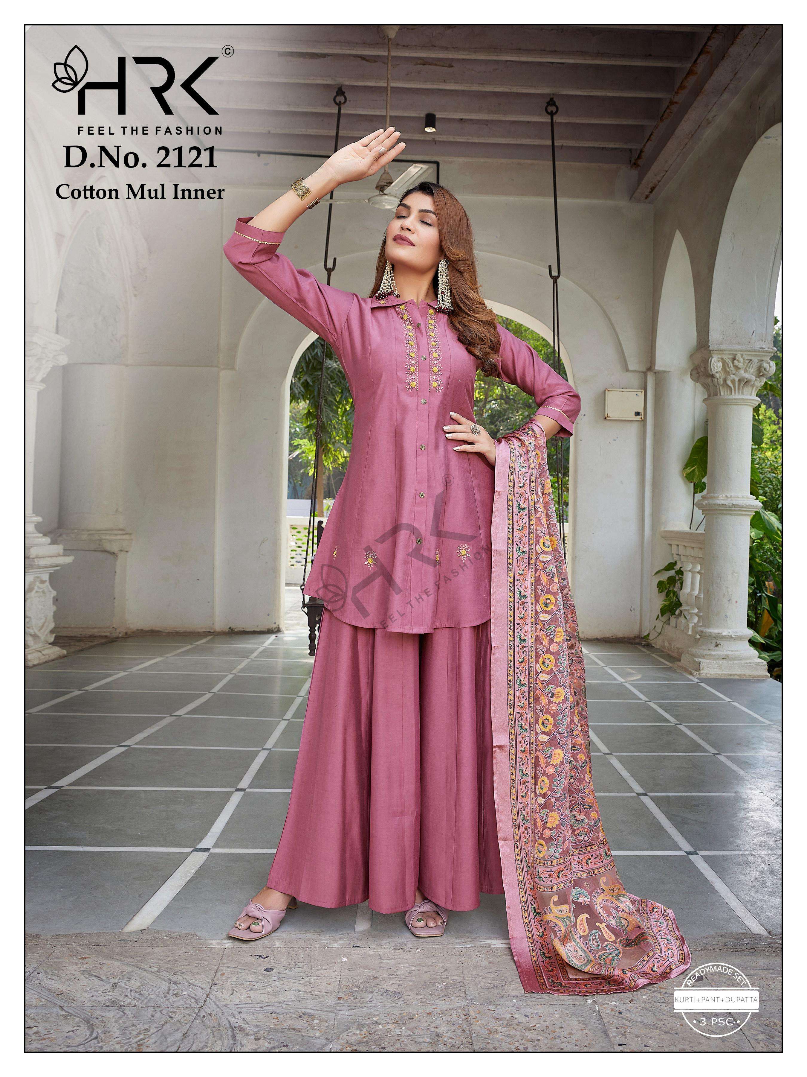HRK FASHION 2121 HIGH BRAND PALAZZO KURTI SUIT FESTIVAL COLL...
