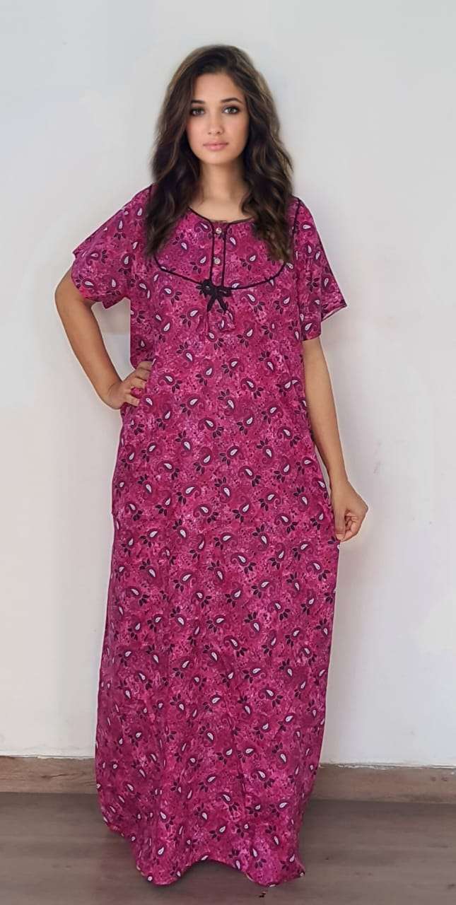 SUMMER WEAR WOMEN COTTON NIGHTY COLLECTION LOW PRICE RESELLE...
