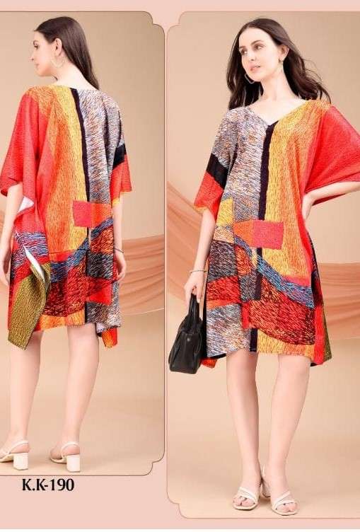 JISHA KAFTAN SUMMER STYLISH KURTI KAFTAN BEACH TRAVELING CLO...