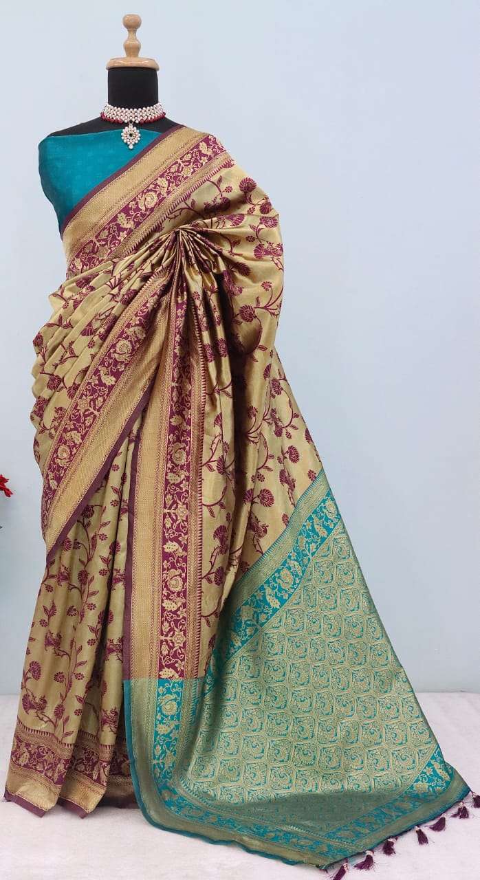 KALAMKARI DESIGN WITH SOFT SILK FABRIC SAREE BEST ONLINE RAT...