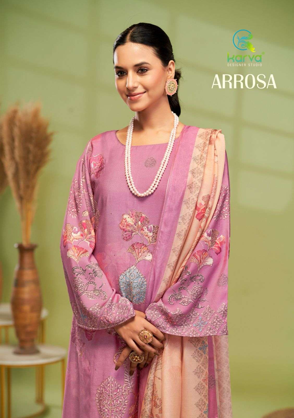 KARVA DESIGNER STUDIO ARROSA BRAND DIGITAL SALWAR SUIT COLLE...