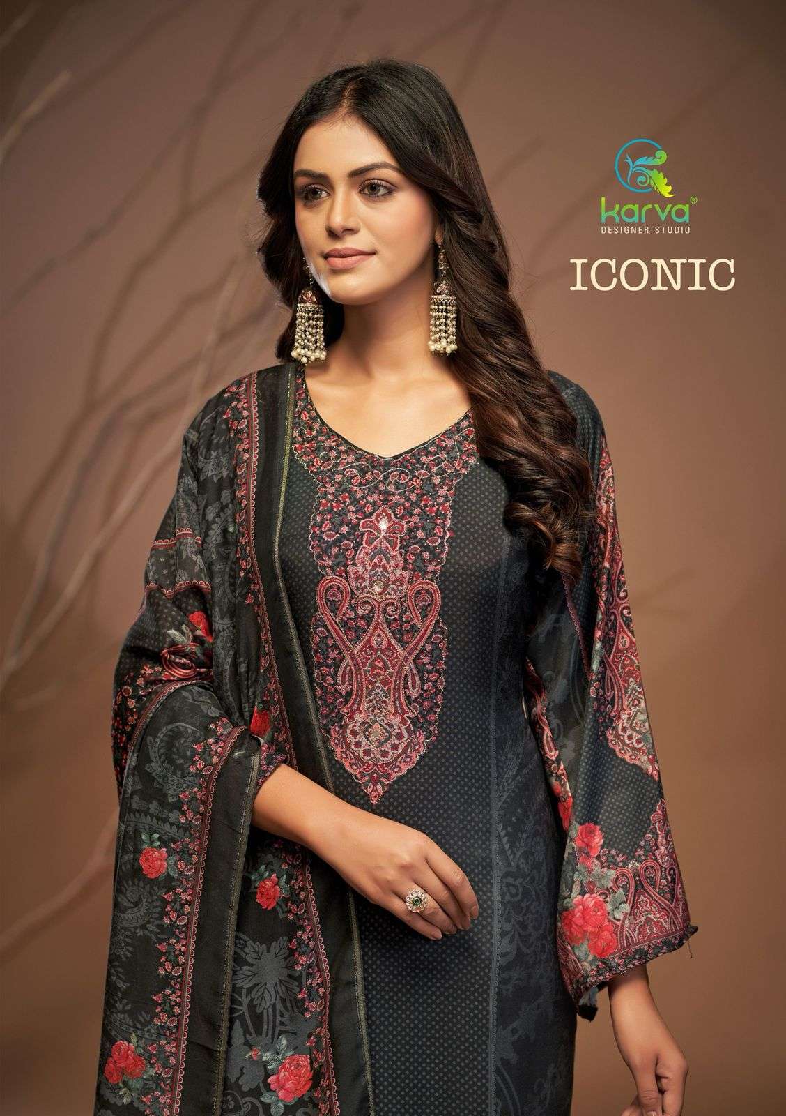 KARVA DESIGNER STUDIO ICONIC BRAND DIGITAL SALWAR SUIT COLLE...