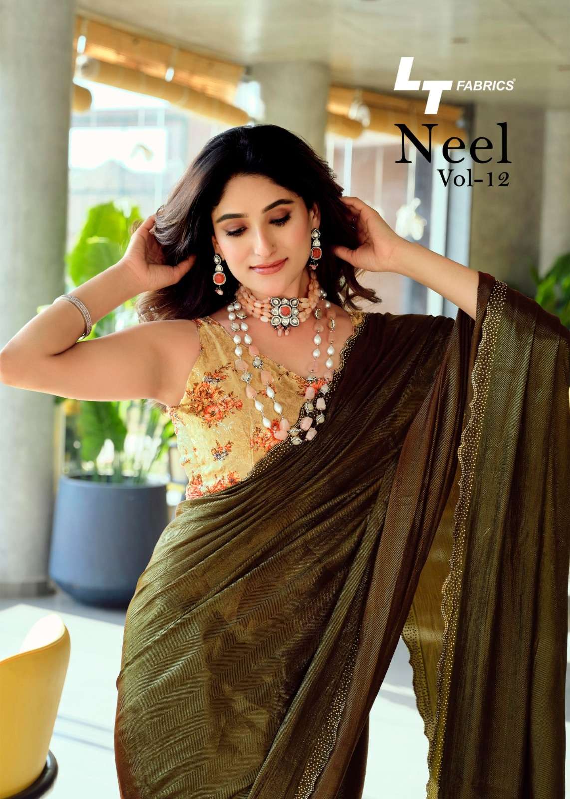 KASHVI CREATION NEEL VOL 12 BRANDED MULTICOLOR SAREE COLLECT...