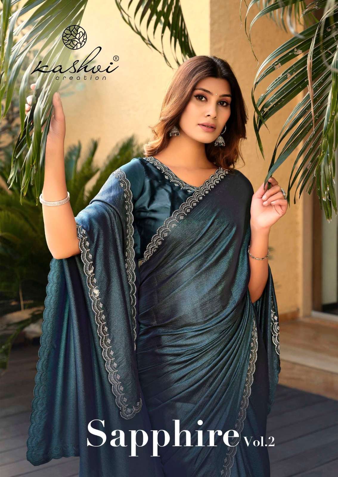 KASHVI CREATION SAPPHIRE VOL 2 FESTIVAL COLLECTION FANCY SIL...