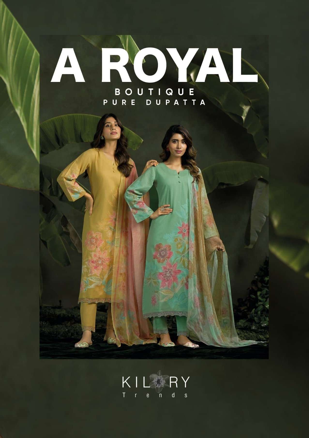 KILORY TRENDS A ROYAL BOUTIQUE COTTON DESIGNER KURTI PANT SU...