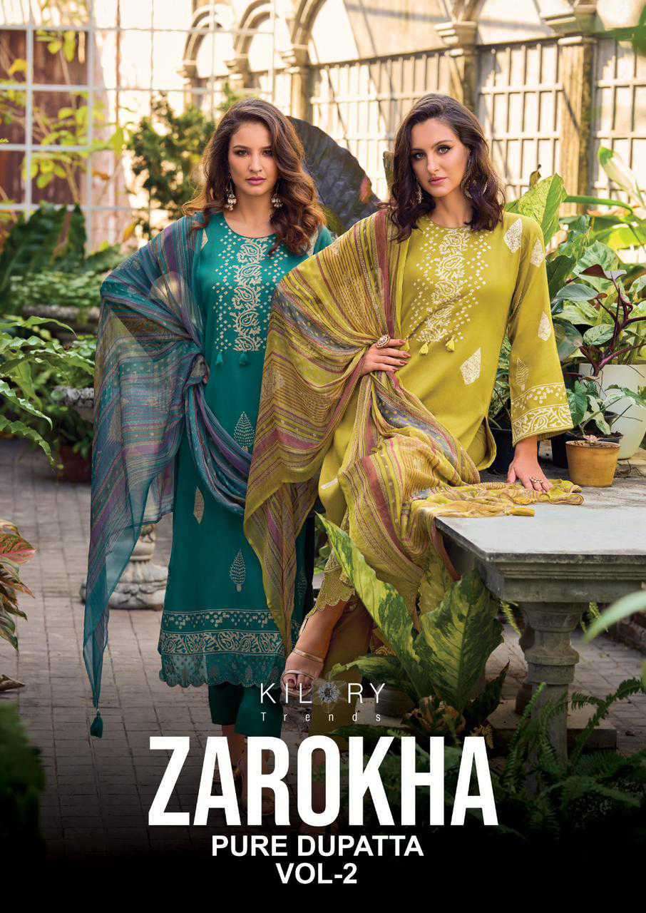KILORY TRENDS ZAROKHA VOL 2 COTTON MATERIAL DRESS COLLECTION...