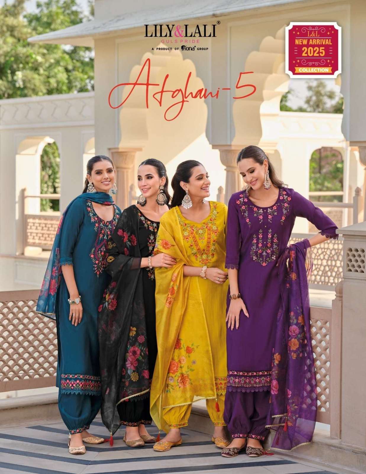 LILY & LALI AFGHANI VOL 5 HANDWORK COTTON STYLE SUIT RESELLE...
