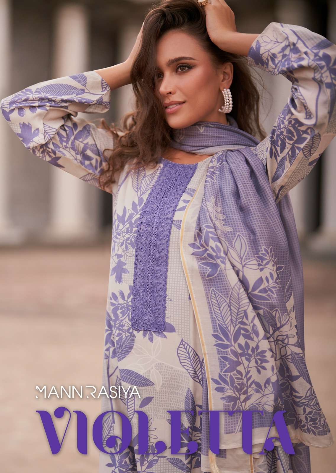 MANNRASIYA VIOLETTA HIGH QUALITY DIGITAL PALAZZO KAMEEZ SUPP...