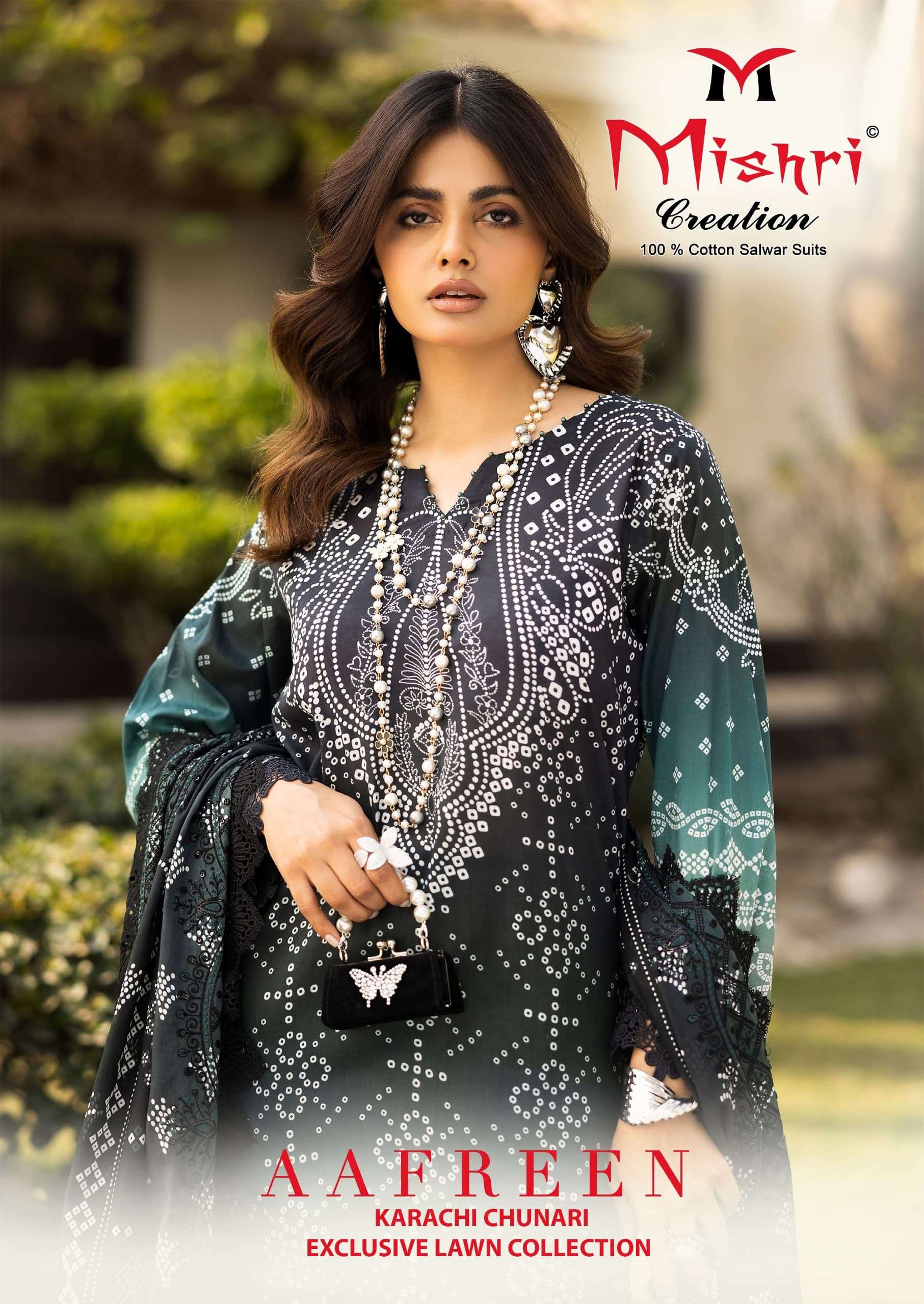 MISHRI AAFREEN VOL 1 KARACHI PRINT COTTON PAKISTANI SUIT RES...
