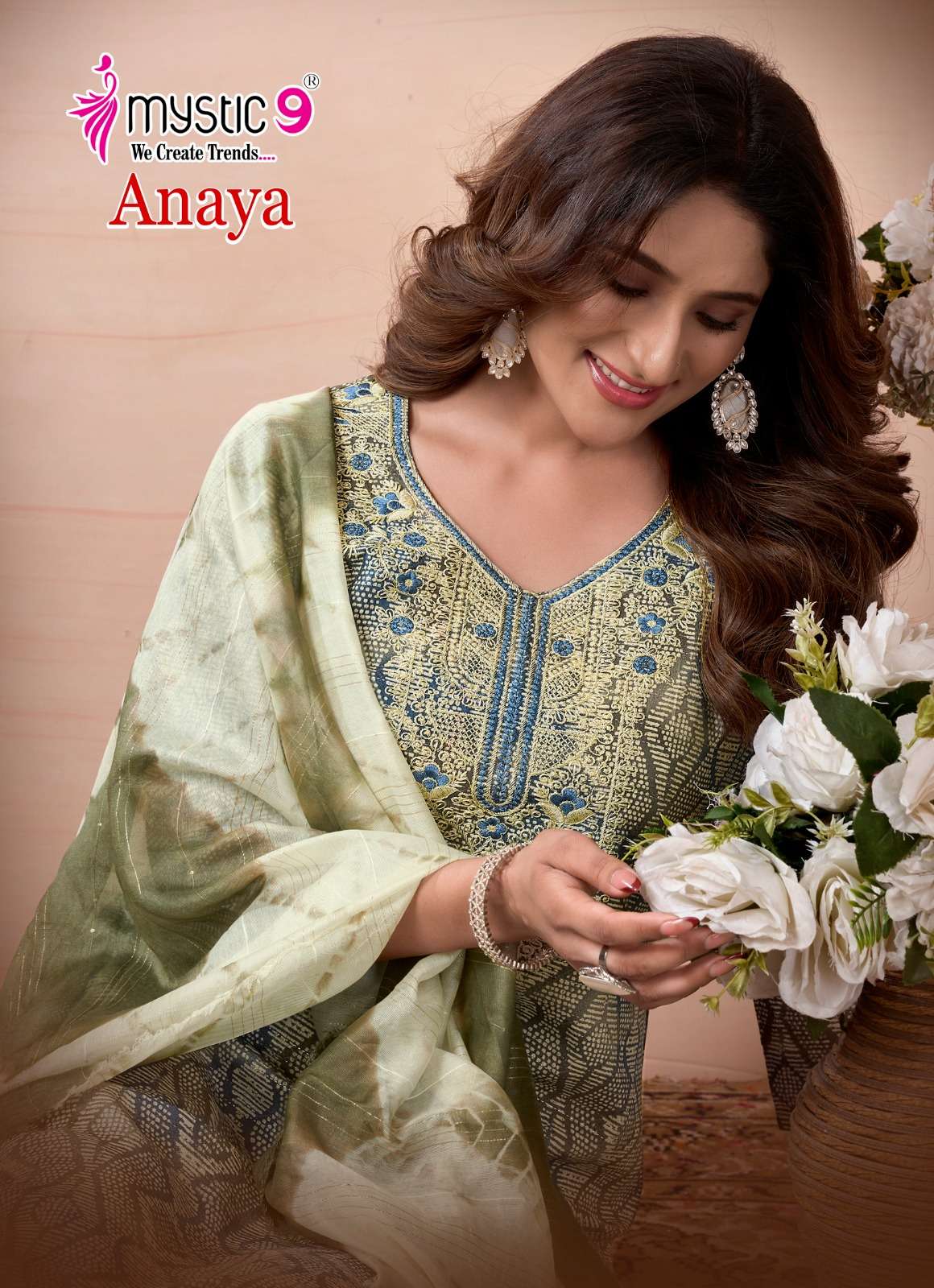 MYSTIC9 ANAYA VOL 3 RAYON PREMIUM PRINT SALWAR SUIT READYMAD...
