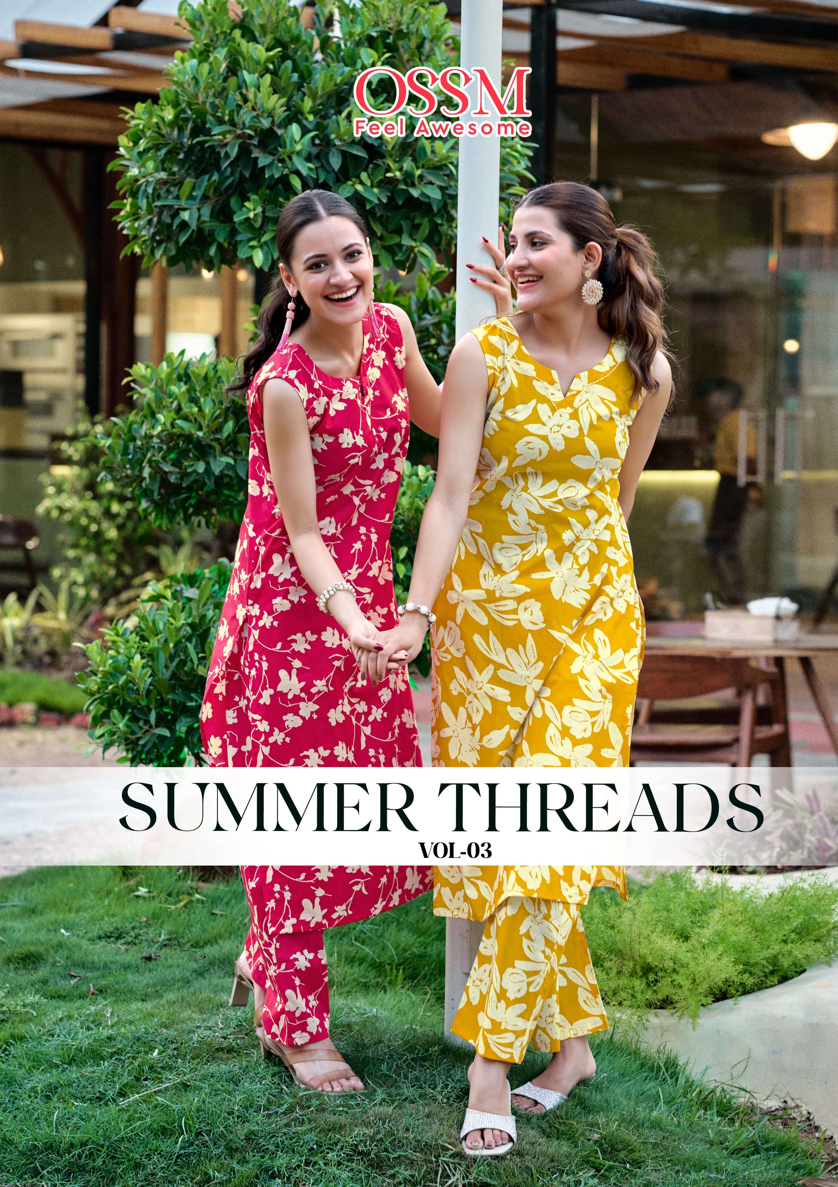OSSM SUMMER THREADS VOL 3 SLEEVLEES CORD SET SUMMER DAILY WE...