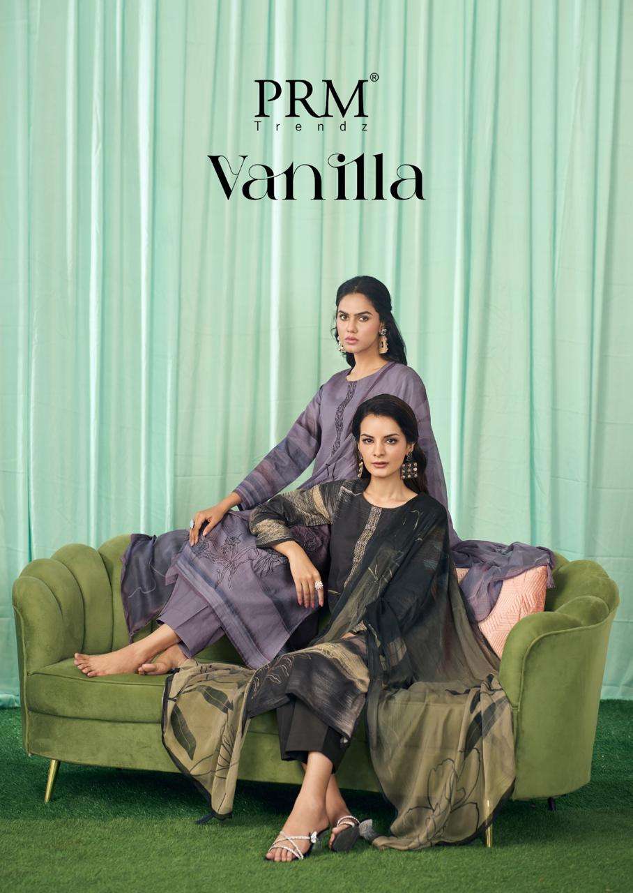 PRM TRENDZ VANILLA HIGH QUALITY COTTON FABRIC SALWAR KAMEEZ ...