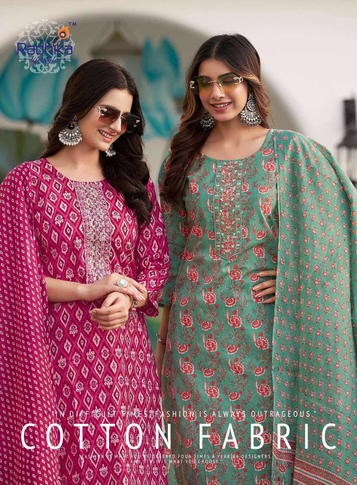 RADHIKA LIFESTYLE COTTON KUDI VOL 20 SUMMER COTTON SUTITCH S...