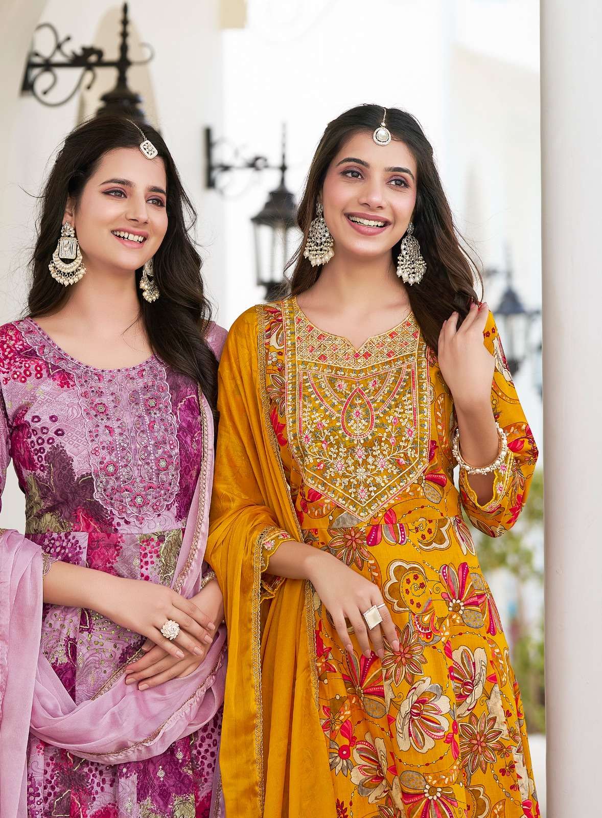 RADHIKA LIFESTYLE SUMMER BEAUTY VOL 4 ANARKALI STYLE READYMA...