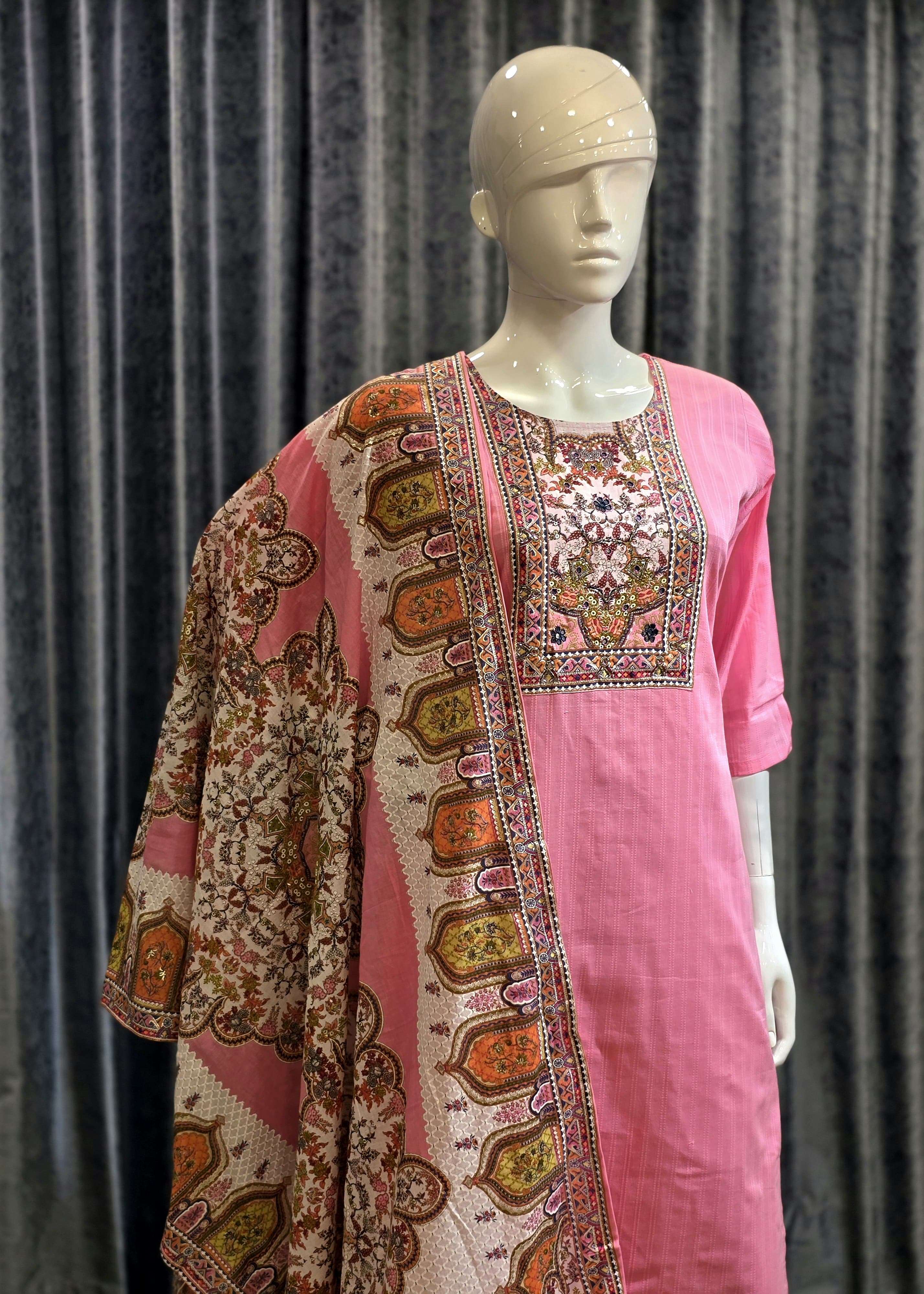 RAJASTHANI DUPATTA SUIT FOR WOMEN CLOTH PARTY WEAR DEALER AK...