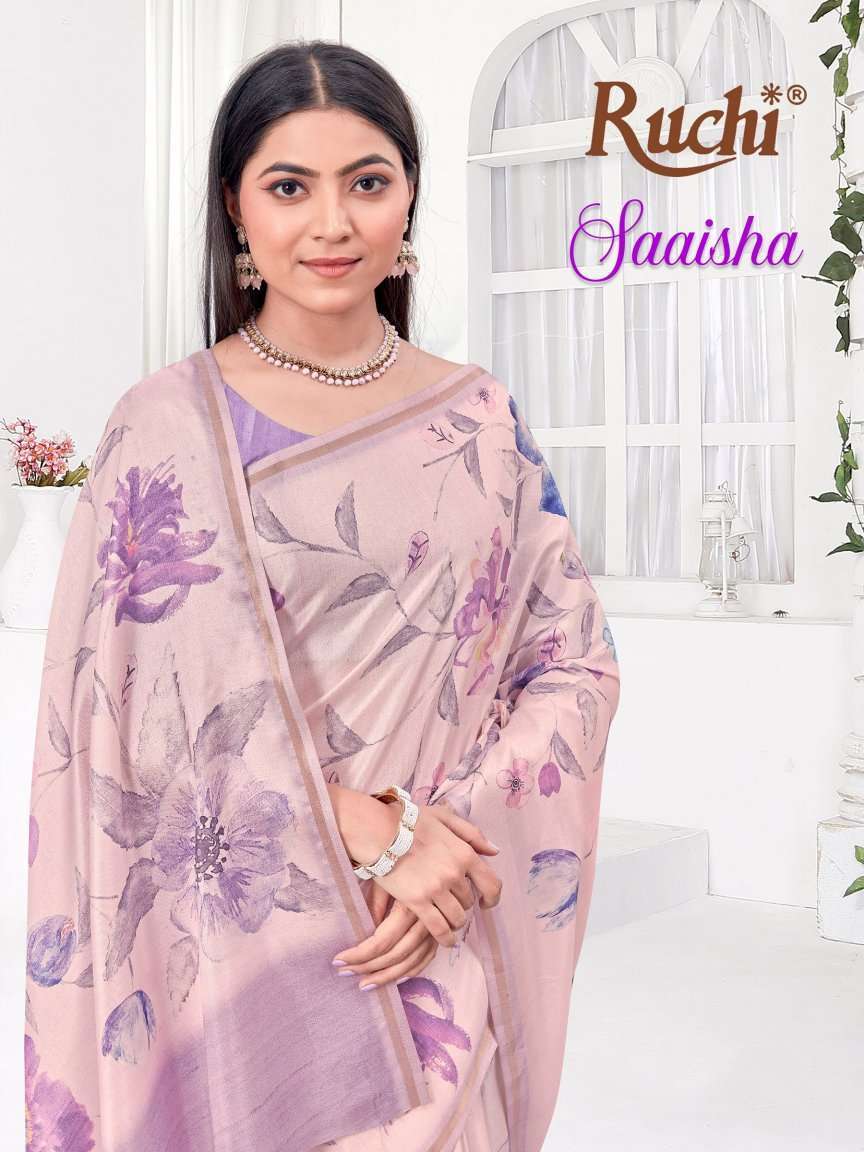 RUCHI SAREE SAAISHA VOL 2 DIGITAL PRINTED FANCY SILK FABRIC ...