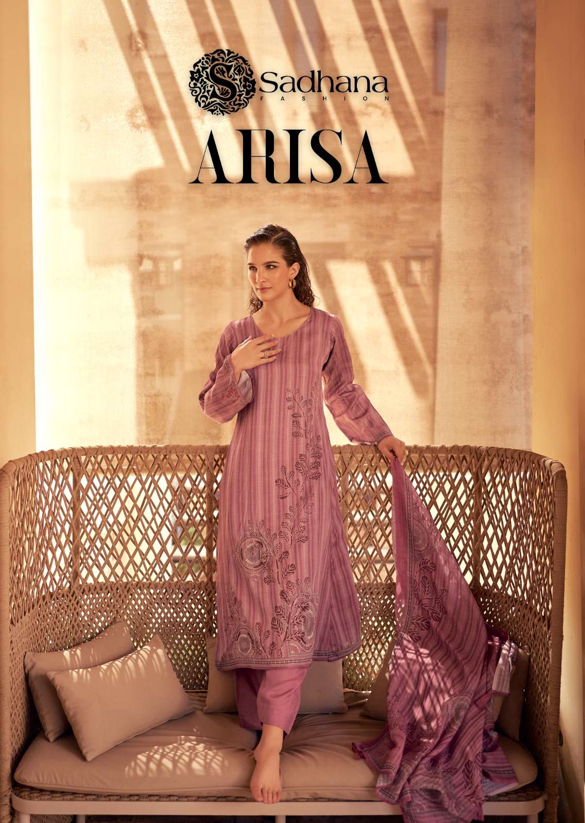 SADHANA FASHION ARISA BOUTIQUE JAM COTTON MATERIAL SET FOR W...