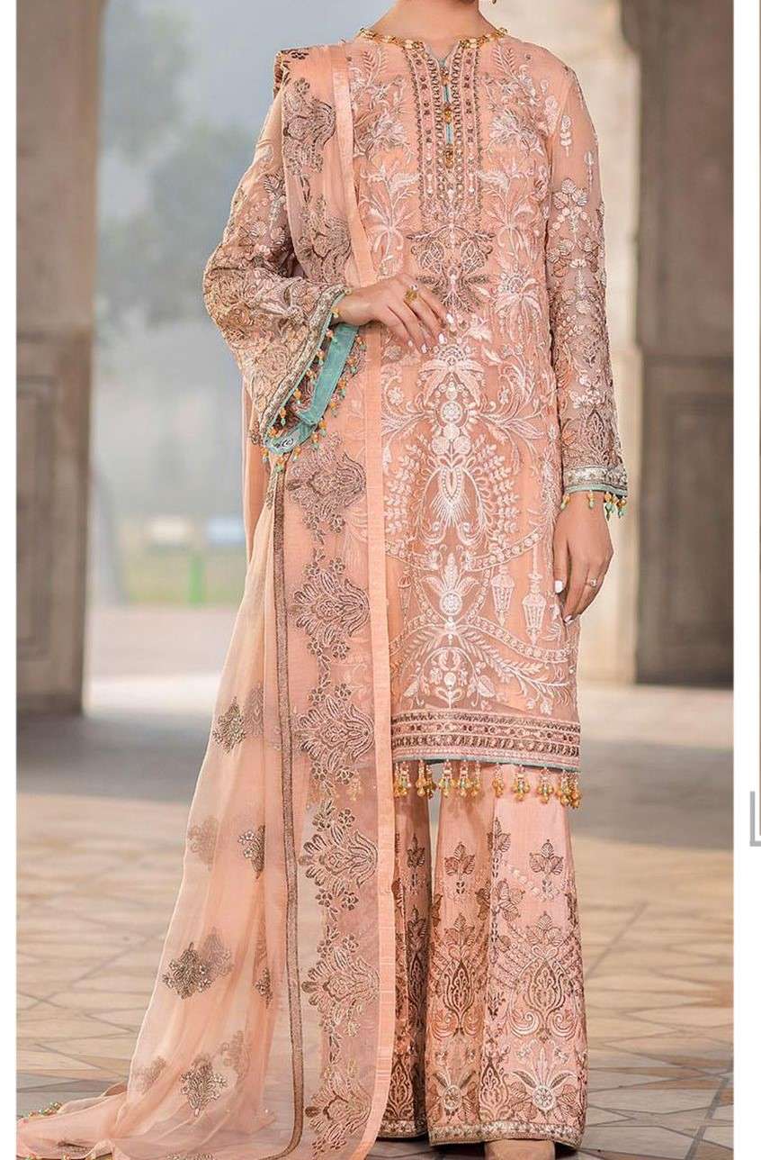 SHANAYA ROSE HAND CRAFT S 131 HIT PAKISTANI HEAVY WORK SUIT ...