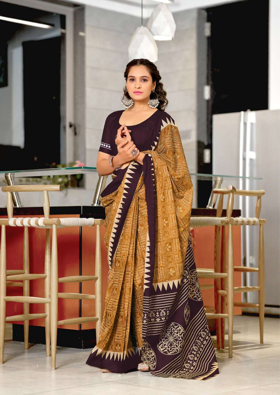SUMMER FUNCTION COTTON DESIGNER SAREE COLLECTION ONLINE STOR...