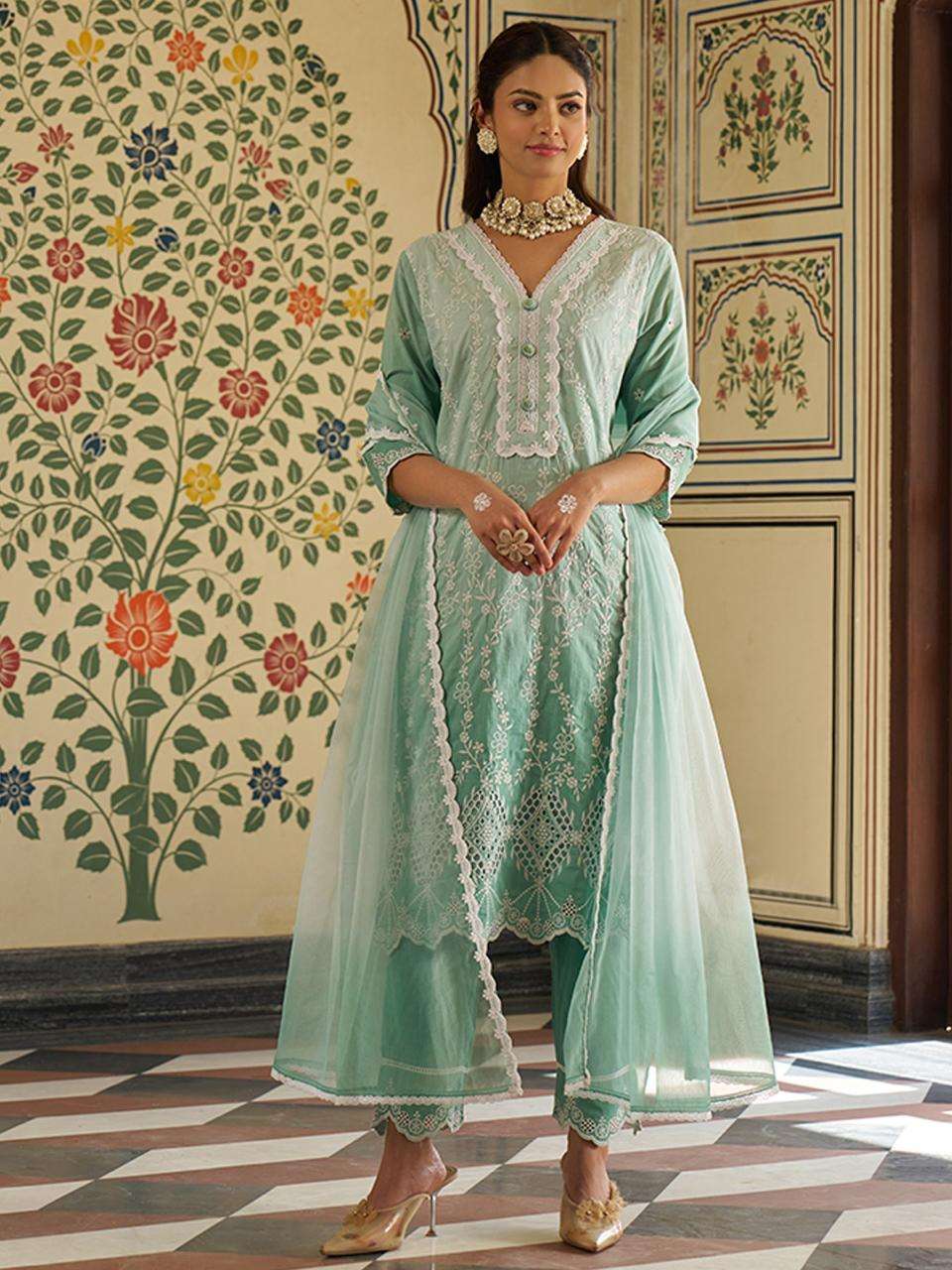 SUMMER QUEEN WEDDING COTTON CLOTH READYMADE FOR LADIES ONLIN...