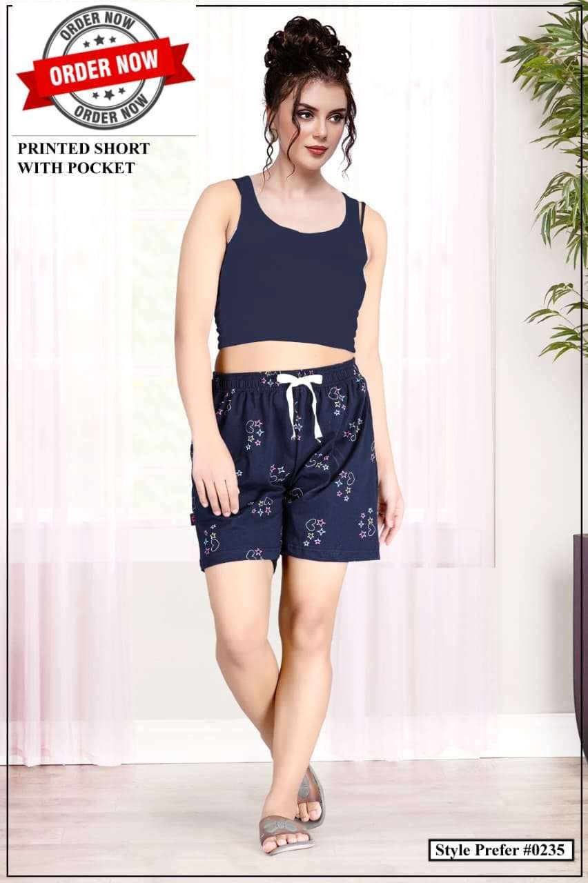 SUMMER SPECIAL VOL 235 NIGHT WEAR SHORT PANT WOMEN COLLECTIO...