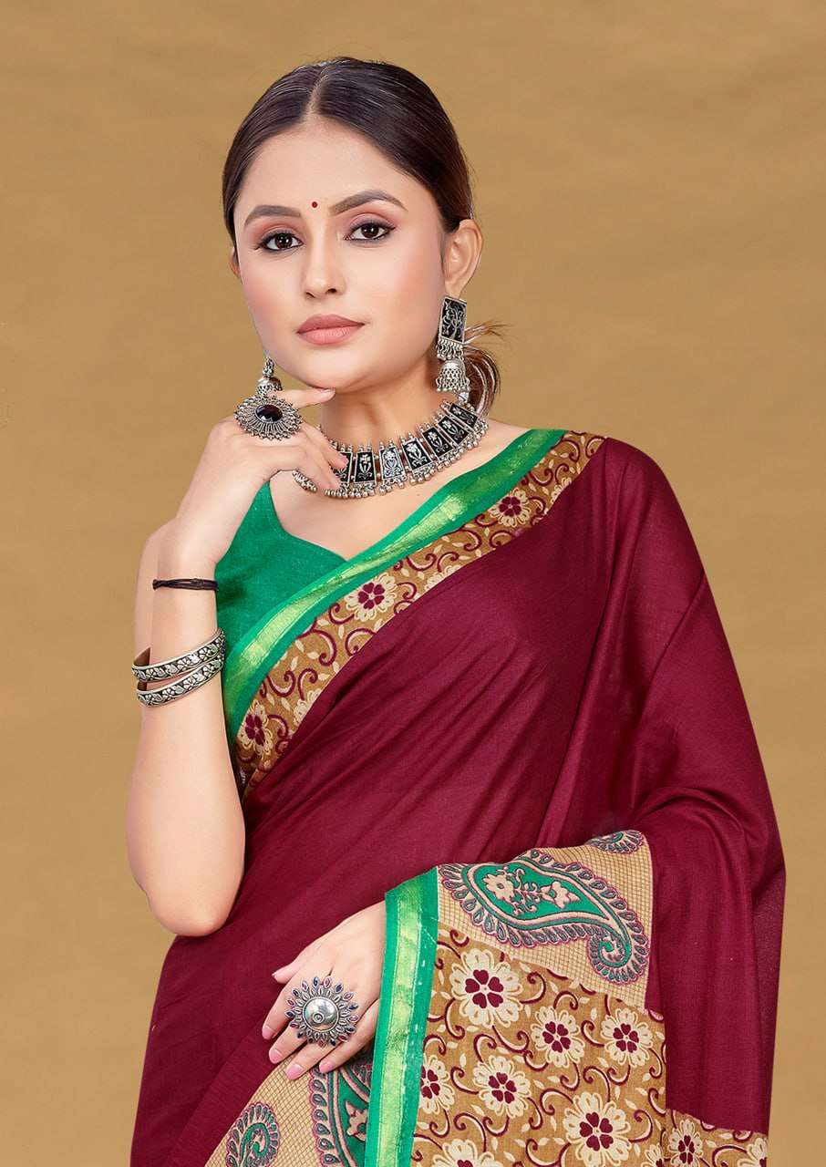 SUTHA FESTIVAL COLLECTION COTTON PRINTED SAREE SUPPLIER SUTH...