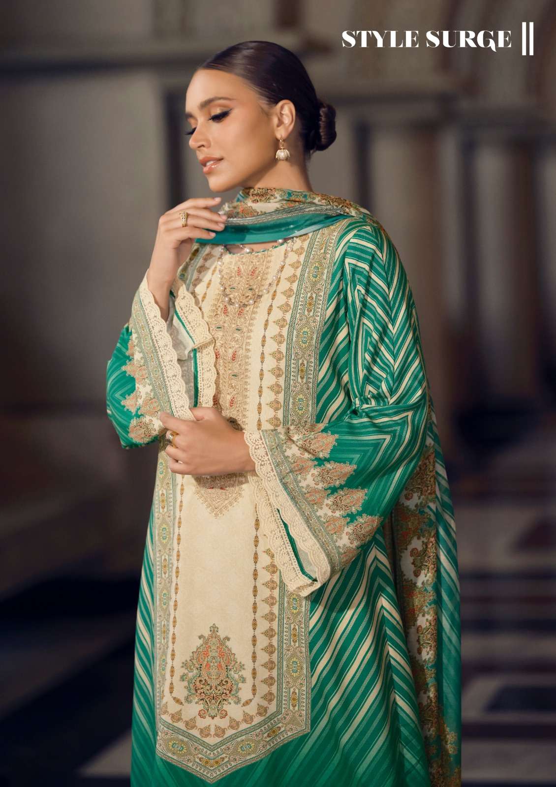 THE HERMITAGE SHOP MARRAKESH DIGITAL SALWAR SUIT PAKSITANI C...