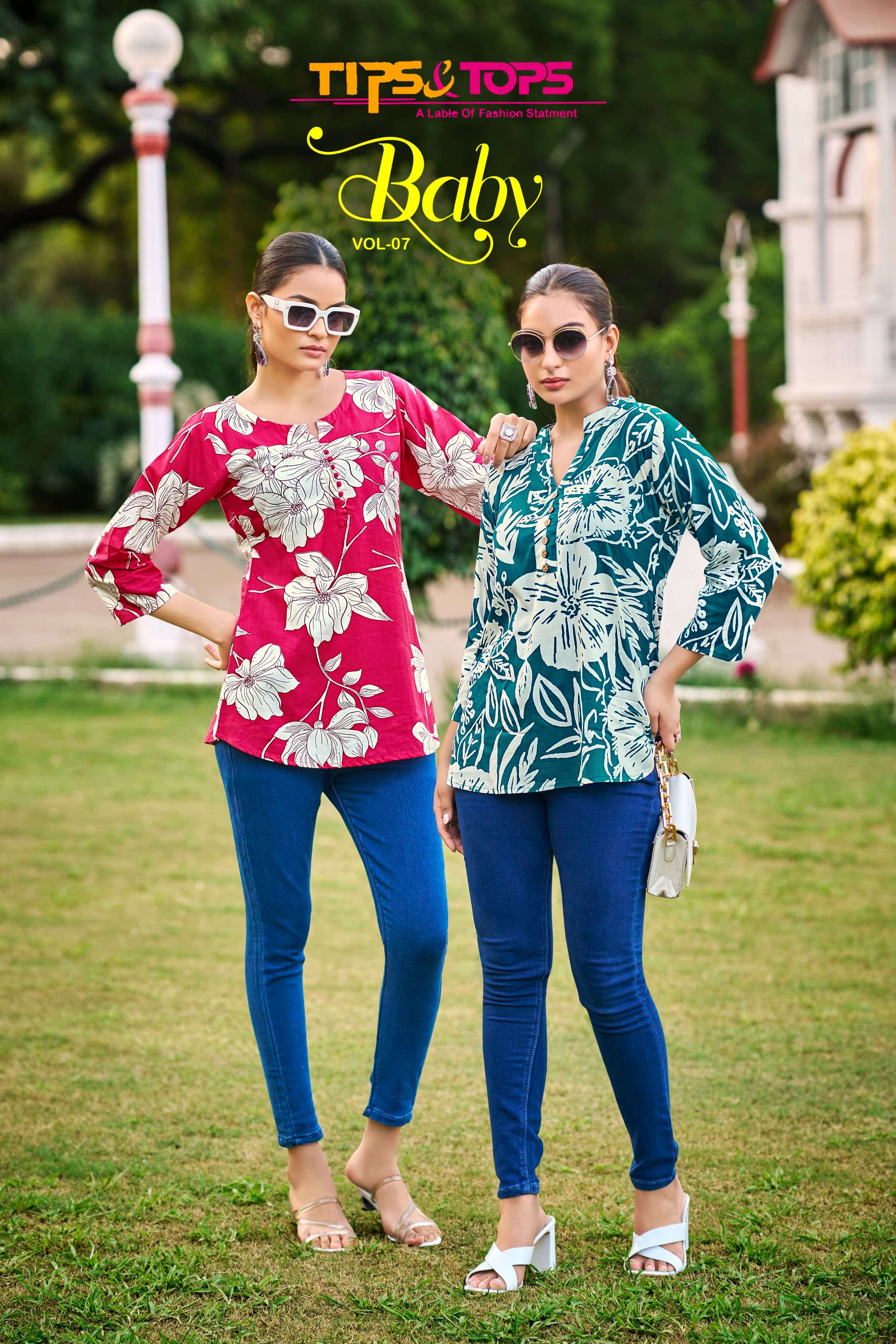 TIP & TOPS BABY VOL 7 FANCY SHORT TOPS REGULAR WEAR SUMMER C...
