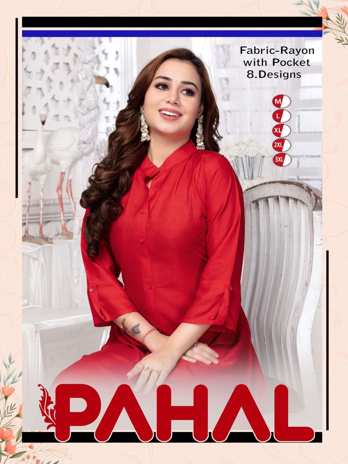 TRENDY PAHAL VOL 3 WESTERN ONE PIECE KURTI WITH POCKET FASHI...