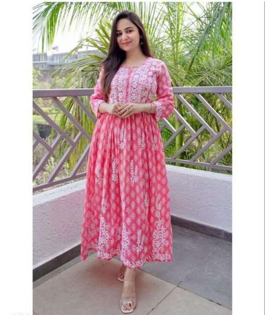 WESTERN CHIKANKARI KURTIS COLLECTION PRETTY WOMEN CLOTH SHOP...