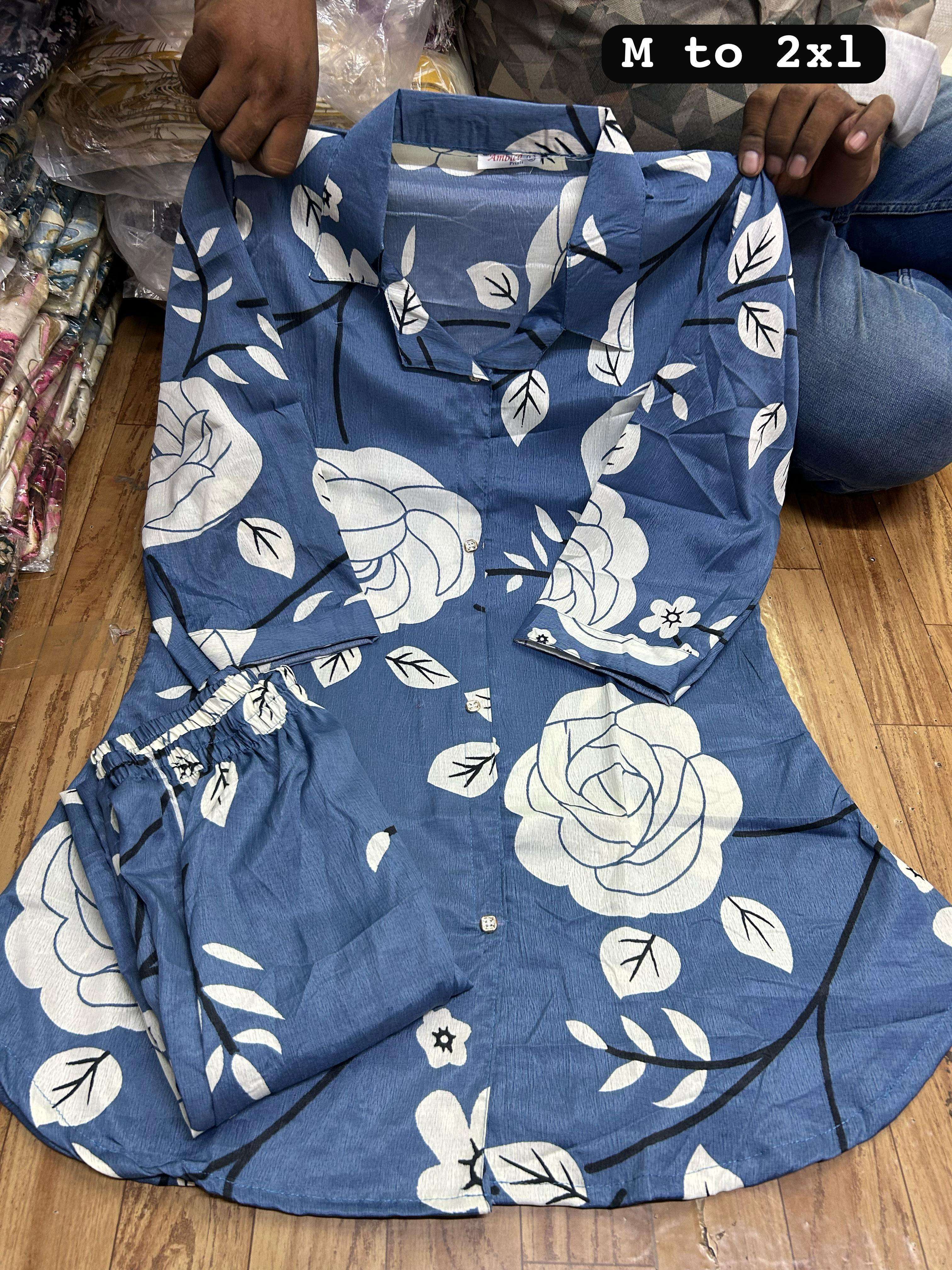 WESTERN FLOWER PRINT SHORT CORD SET WOMEN WEAR DEALER VRD