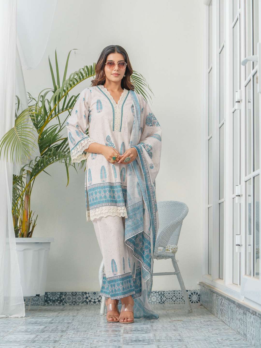 WESTERN KURTI PANT WITH DUPATTA SET LOW PRICE WHOLESALE ONLI...